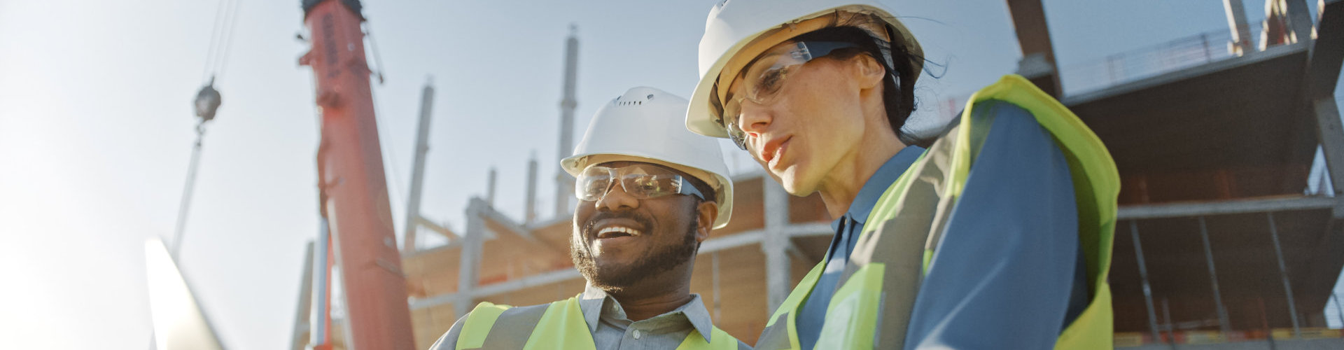 female construction worker